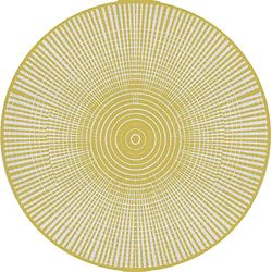 VINILIKO, Tapis en Vinyle, Hanoi Yellow [Diam] 150