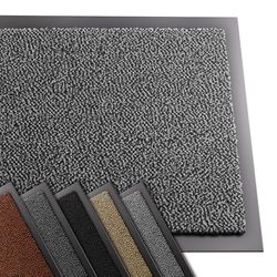 VOUNOT® Zerbino Ingresso Casa da Esterno, Tappeto Entrata Interno, Resistente Sporco, Antiscivolo e Essorbente, 40x60 cm, Antracite