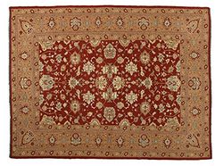 Eden Carpets Kilim Sumakh Tappeto Annodato a Mano, Lana, Multicolore, 242x312 cm