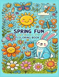 Spring Fun: Coloring Book for Kids