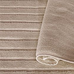 parah - Tappeto da Bagno Jacquard 50x80 cm | 100% Cotone, 800 g/m² | Extra Morbido, Assorbente e Antiscivolo (Tortora)