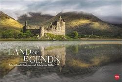 Calendario Land of Legends 2024. Ein Wandkalender im Großformat, der Schottland in seiner wilden Schönheit zeigt. Großer Fotokalender voll ... Schlösser.: Schottlands Burgen und Schlösser