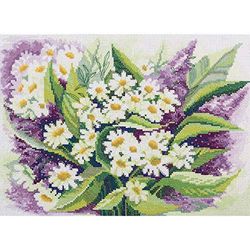 Panna C-1428 Kit de broderie au point de croix Fleurs sauvages