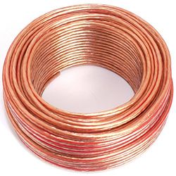 Luidsprekerkabel 2x1,50mm2-30m - transparant - CCA - audiokabel - luidsprekerkabel