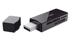 Trust Nanga Compacte USB 3.2 Gen1 Kaartlezer Card Reader, Zwart