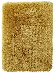 Think Rugs Tapis Microfibre Acrylique Jaune 120 x 170 cm