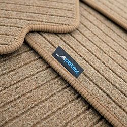 PETEX Jona Car Mat Premium Fit Front Beige 2 Pieces
