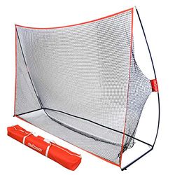 GoSports Rete praticare Il Golf, Misura Enorme, 10 x 17 cm, progettata Golfisti Unisex-Adulto, Rosso, 10' X 7'