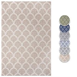 HANSE Home Tapis d'intérieur et d'extérieur tissé à Plat - Couleur : crème/Beige - Dimensions : 160 x 230 cm