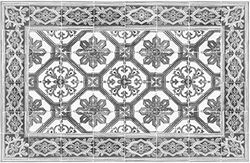 Vilber OPORTO DU 05 78 x 120 Tapijt, Vinyl, Meerkleurig, 78 x 120 x 0,22 cm