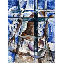 Artery8 Aalto Kellot The Bells Painting Art Print Canvas Premium Wall Decor Poster Mural