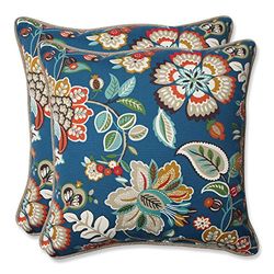 Pillow Perfect 573342 - Set di 2 cuscini decorativi, 47 x 47 cm, colore: Blu
