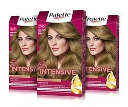Schwarzkopf Palette Intense Cream Coloration Intensive Coloração de cabelo, pacote de 3