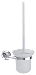 Piaçaba de casa de banho tesa Luup, metal brilhante cromado, autoadesivo, tecnologia adesiva de montagem, 385 x 160 x 120 mm
