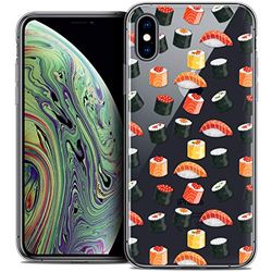 CASEINK fodral för Apple iPhone XS Max (6,5) fodral [Crystal Gel HD Foodie Design Sushi Collection - mjuk - ultratunn - tryckt i Frankrike]