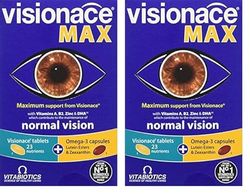 Visionace Max Tablets and Capsules, Vitabiotics, 1 X 28+28S (Pack of 2)