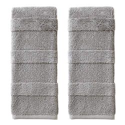 SKL Home by Saturday Knight Ltd. V1359010835203 Efrie Juego de Toallas de Mano, 13 x 5.5 Pulgadas, Gris