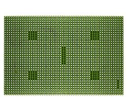 Dehner Deurmat Gras-look, ca. 60 x 40 cm, kunststof, groen