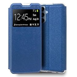 Custodia Cool Flip Cover per Samsung A256 Galaxy A25 5G Liscio Ecopelle Blu