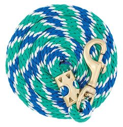 Weaver Leather Value Piombo Corda con Ottone Placcato 225 Snap, Lime Zest/Hurricane Blu/Viola Jazz, 5/20,3 cm x 8 ', n/a, Blue/White/Green, 5/8 Inches x 8'