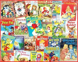 White Mountain Vintage Fairy Tales Puzzles for Adults 1000 Pieces Jigsaw Children Book Puzzle