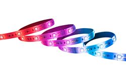 AIRAM Smart LED Strip - 12V Ljusslinga med Färgkontroll och App-styrning - WiFi Färgskiftande 3,4W LED-lampor för Hemmet - 1m