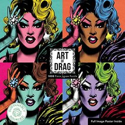 Puzzle – Art of Drag: Unser faszinierendes, hochwertiges 1.000-teiliges Puzzle (73,5 x 51 cm) in stabiler Kartonverpackung