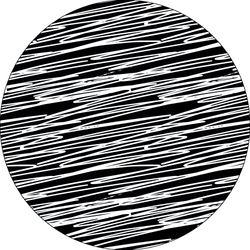 Bonateks, Round Digital Printed Mouse Pad, Non-Slip Base, for Office and Home, Diameter:22cm