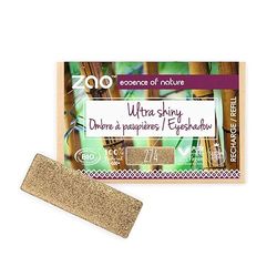 ZAO essence of nature - Recharge Ombre à paupières rectangle Ultra Shiny 274 Brun bronze - 1,3 gr