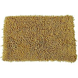 MSV Badmatta Chenille 60 x 40 cm av bomull i beige, mikrofiber, 60 x 40 x 15 cm