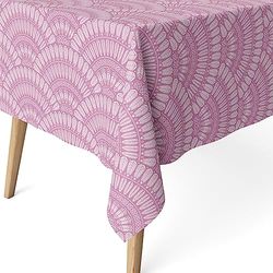 Martina Home 240 x 140cm Cies Resin Coated Tablecloth Purple