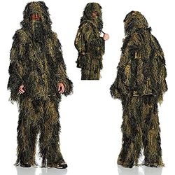 Mil-Tec Fato anti-fogo Ghillie Suit Anti Fire, 4 peças, tamanho: XL
