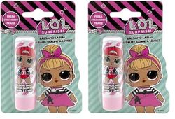 LOL Surprise Strawberry Flavour Kids Lip Balm with Moisturising, Hydrating and Nourishing Formula for Girls, 4g (Pack of 2)