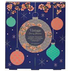 Body Collection Vintage Cherry Blossom Luxury Toiletry Advent Calendar