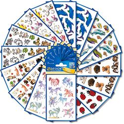 AVERY Zweckform 59992 Kinderstickers (Dieren), 522 Stuks, Meerkleurig