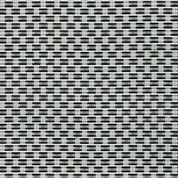 TENAX Rete Tessuta Decorativa Frangivista Composta da PVC e Poliestere, Texstyle Plus, Argento-Nero, 1,00x5 m