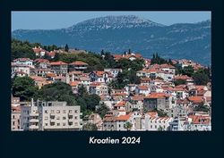 Kroatien 2024 Fotokalender DIN A4: Monatskalender mit Bild-Motiven aus Orten und Städten, Ländern und Kontinenten