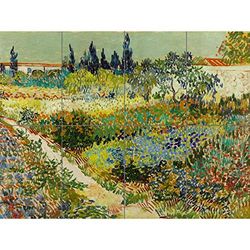 Artery8 Vincent Van Gogh Garden At Arles XL Giant Panel Poster (8 sektioner)