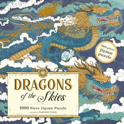 Dragons of the Skies: 1000 piece jigsaw puzzle (The Dragon Ark): 1000 Piece Gold Foil Puzzle