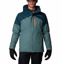 Columbia Last Tracks Jacket, Giacca Da Sci Uomo, Metal/Night Wave, Taglia XXL