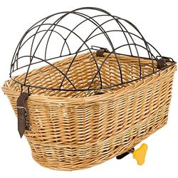 M-Wave Cvc964 Weiden paniers pour Les Animaux à l'arrière vers Le Rack Unisex-Adult, Brown, L 20 x l 20 x H 20 cm