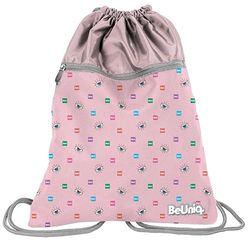 PASO BeUniq Pink, unisex barns sportväska, 46 x 37 cm, rosa, 46 x 37 cm