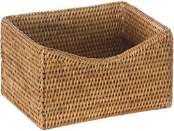 KOUBOO La Jolla Rotan Organizing And Shelf Basket, Honey-Brown_P