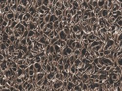 Hamat Tappeto d' Ingresso Curly in polymérique Marrone, 120 x 600 cm