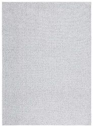 Safavieh Enfärgad matta för vardagsrum, matsal, sovrum – River Collection, kort lugg, grå, 91 x 152 cm
