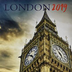 Grupo Erik Editores cp19002 – Calendario 2019 London, 30 x 30 cm, colore: bianco/nero