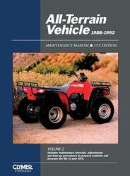 All-Terrain Vehicle Maintenance Manual, 1988-1992 (All-Terrain Vehicles Maintenance Manual) (All-Terrain Vehicles, Vol 2)