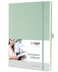 SIGEL CO681 Notizbuch Conceptum, ca. A4, liniert, mintgrün: Notebook Conceptum, Classic, Hardcover