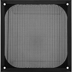 InLine 33372S Grelha de ventilação (filtro de alumínio, 140 x 140 mm), cor preta