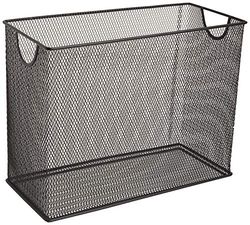 Marques de U en maille en acier Bureau support pour dossiers suspendus, Lettre Taille, 31,5 x 24,8 x 14 cm, Noir Dossier suspendu